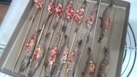 香烤蒜蓉开背虾做法图解7)