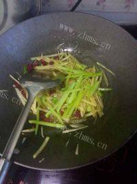 家常菜酸辣土豆丝做法图解5)