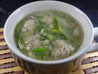 美味的丝瓜肉丸汤