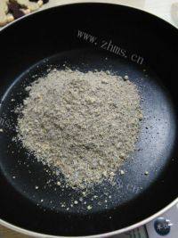 自制黑芝麻花生糊做法图解3)