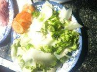 家常菜娃娃菜炒肉做法图解3)