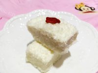 香甜可口雪花椰香奶冻做法图解10)