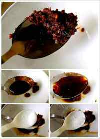 香飘十里的肉末蒸茄子做法图解4)