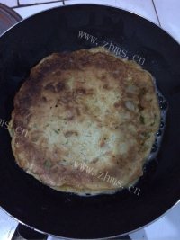 美味的泡菜饼做法图解6)