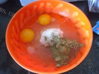 可口抹茶蛋奶冰淇淋做法图解2)