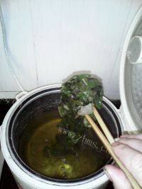 #美食记#荷叶粥做法图解3)