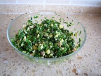 自制菠菜馅饼做法图解5)