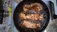 美味的香芋扣肉做法图解4)