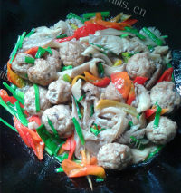 好吃的平茹烩肉元子做法图解13)