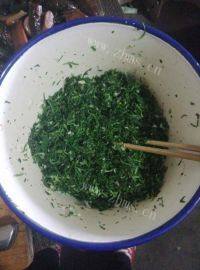 自己做的荠菜馄饨做法图解1)