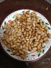 下酒菜蒜香花生做法图解3)