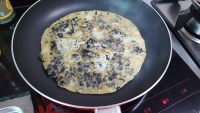 美味的苋菜鸡蛋饼
