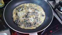美味的苋菜鸡蛋饼