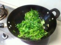 「DIY」清炒豌豆苗做法图解5)