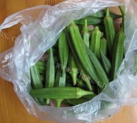 美味的醋味辣秋葵做法图解1)
