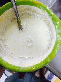 自制韩式南瓜粥做法图解4)