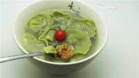 百变菠菜鲜肉清汤馄饨做法图解18)
