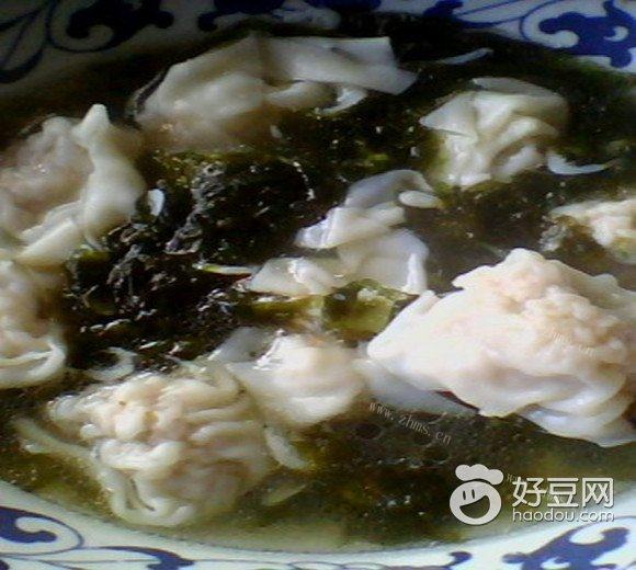 紫菜虾皮馄饨