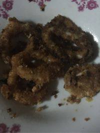 美味的炸鱿鱼圈
