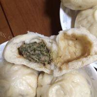 荠菜肉包做法图解3)