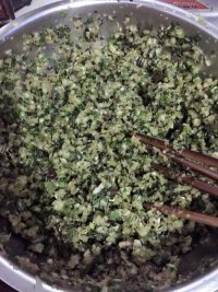 美味圆白菜饺子做法图解5)