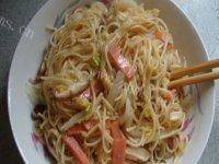 家常炒面条