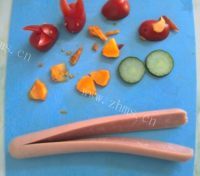 热腾腾的童趣饭团做法图解3)