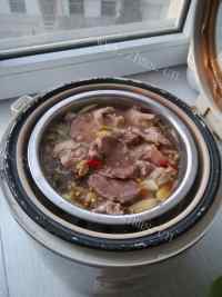 美味的蒸五香里脊肉做法图解6)
