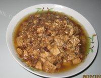 味道不错的肉末豆腐