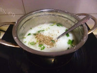 好吃的鸭油稀饭做法图解9)