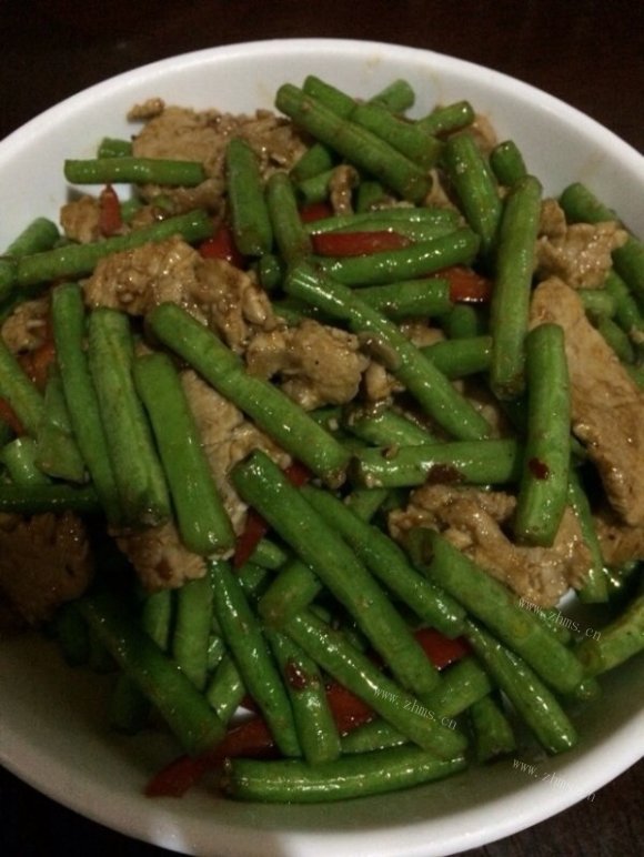 诱人的豆角炒肉