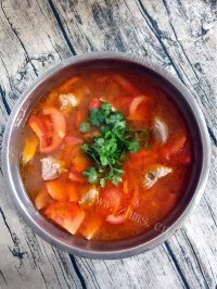 番茄牛肉汤做法图解12)