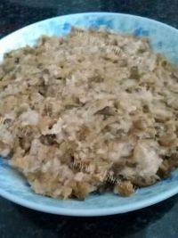 自制梅菜蒸肉饼