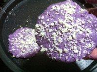 DIY紫薯糯米饼做法图解5)