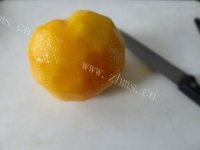 黄桃布丁做法图解1)