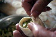 自己做的猪肉白菜馅包子做法图解10)