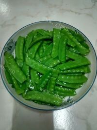 家常菜清炒荷兰豆
