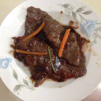 美味的煎牛排
