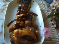 家常菜红烧鱼尾