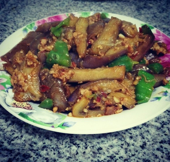 芳香四溢的肉末茄子
