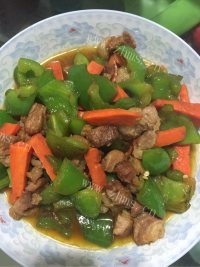 色香味俱全的青椒炒肉做法图解5)