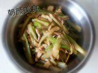 家常菜西芹炒肉丝