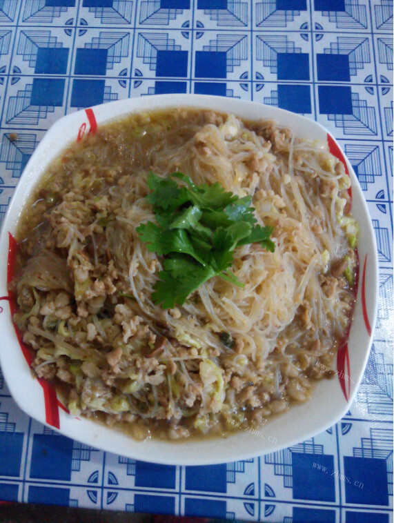 芳香四溢的肉末粉丝