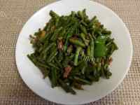 DIY肉炒豇豆做法图解9)
