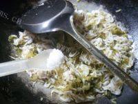 「自制」雪菜炒白虾米做法图解6)