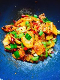 美味香辣土豆片做法图解11)