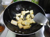 美味的蒜苔炒豆腐的做法图解四