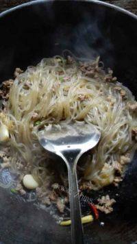 家常菜蚂蚁上树做法图解7)