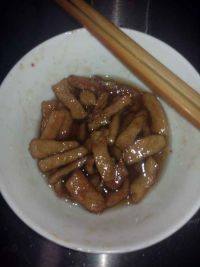 美味的糖醋里脊肉