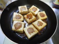 诱人的豆腐酿肉做法图解15)